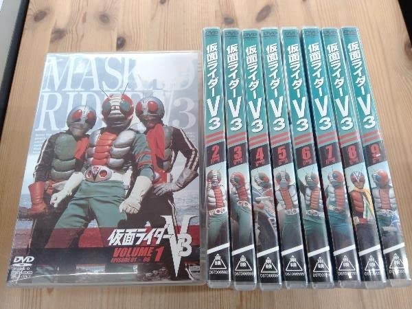 DVD3巻セット フィギュア9体、本1冊